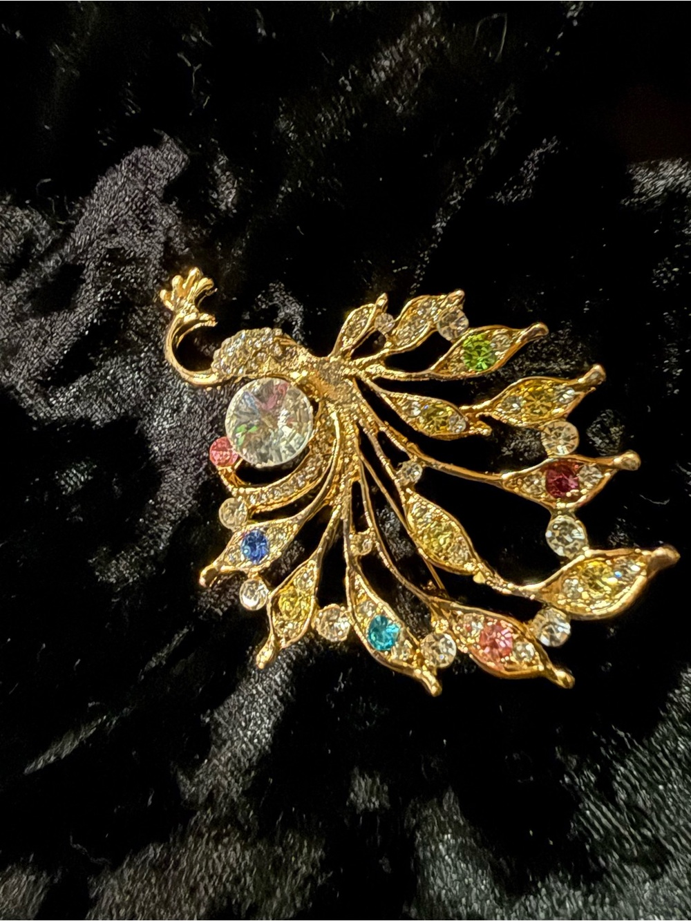 Peacock Brooch Pin